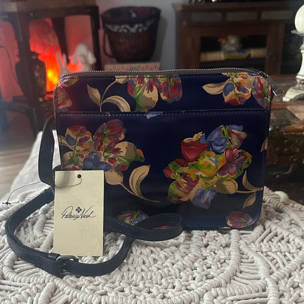 Patricia Nash Floral Crossbody Bag - Multicolor